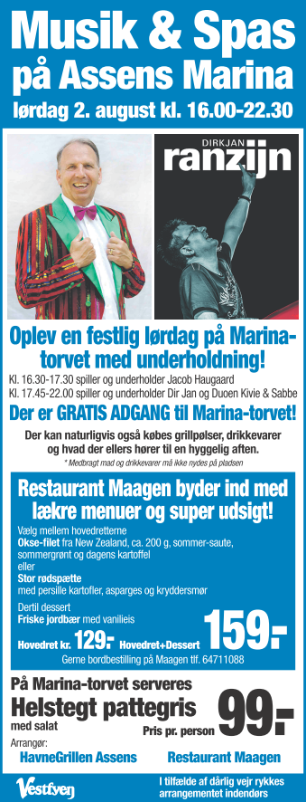 Musik  og Spas august 2014